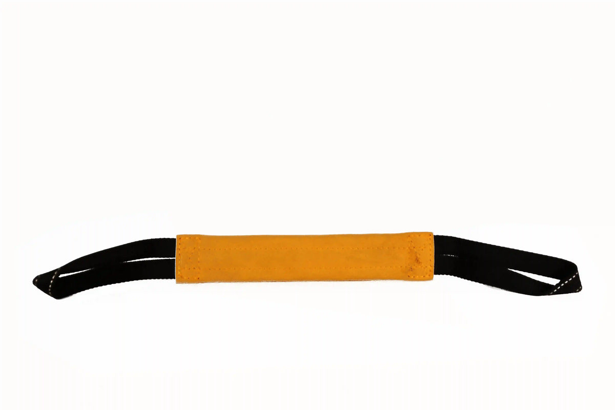 Tug leather flat 12" / 30 cm with 2 handles