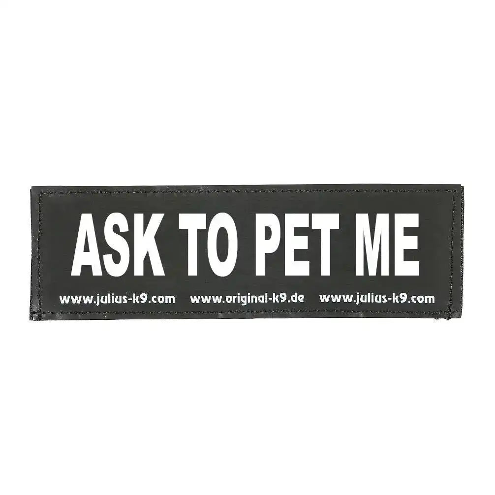 Julius-K9 Interchangeable Hook & Loop Patches, 1 Pair