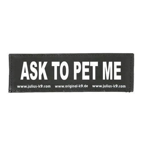 Julius-K9 Interchangeable Hook & Loop Patches, 1 Pair