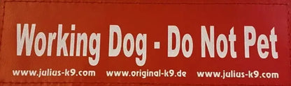 Julius-K9 Interchangeable Hook & Loop Patches, 1 Pair